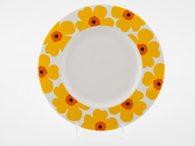 Широкая тарелка, 290 мм, желтый, Royal Fine China, Fresh.hello
