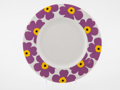 Десертная тарелка, 230 мм, фиолетовый, Royal Fine China, Fresh.hello