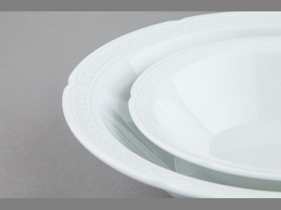Салатник фарфоровый порционный, 145 мм, белый, Ancap, Accademia