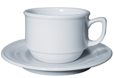 Кофейная пара для латте и горячего шоколада, 0.29 л, белый, Ancap, Belem