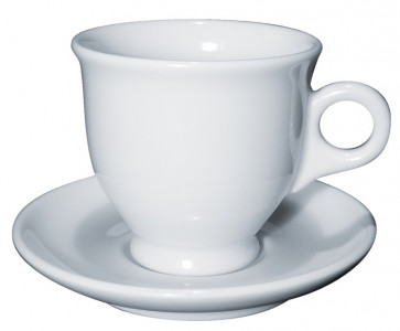 Кофейная пара для латте и горячего шоколада, 0.27 л, белый, Ancap, Reale