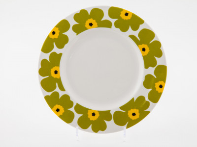 Широкая тарелка, 290 мм, зеленый, Royal Fine China, Fresh.hello