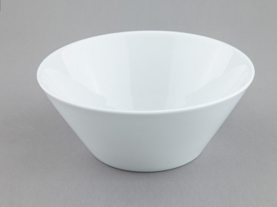 Салатник фарфоровый конический, 230 мм, белый, Ancap, Bowl