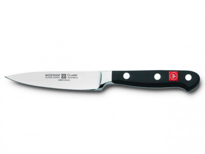 Кухонный нож для чистки овощей, черный, 100 мм, WUESTHOF, Classic
