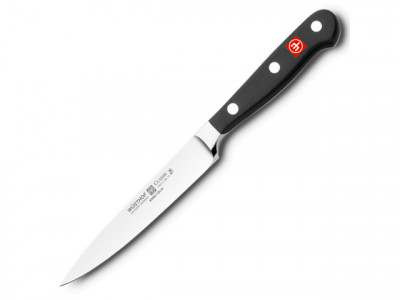 Кухонный универсальный нож, черный, 120 мм, WUESTHOF, Classic