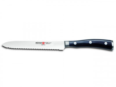 Кухонный универсальный нож, черный, 140 мм, WUESTHOF, Classic Ikon