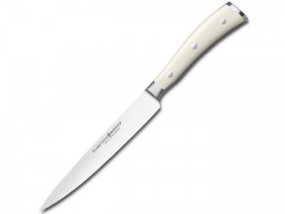 Кухонный нож для резки мяса, белый, 160 мм, WUESTHOF, Ikon Cream White