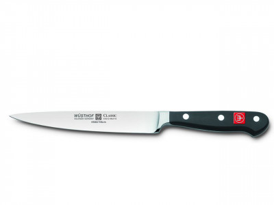 Кухонный нож для резки мяса, черный, 200 мм, WUESTHOF, Classic