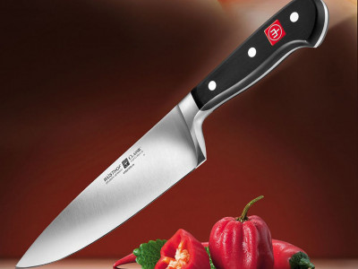 Кухонный нож шеф, черный, 160 мм, WUESTHOF, Classic