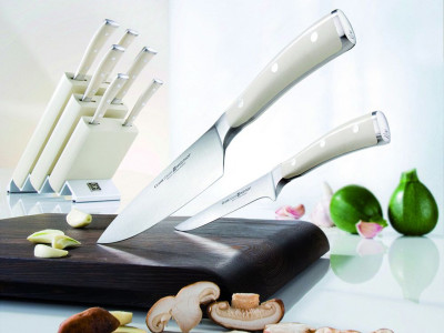 Кухонный нож шеф, белый, 200 мм, WUESTHOF, Ikon Cream White