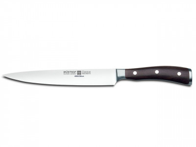 Кухонный нож для резки мяса, коричневый, 200 мм, WUESTHOF, Ikon