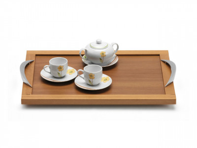 Поднос, вишня, 550х390х40 мм, Arredamenti Italia (ARiT), Drink