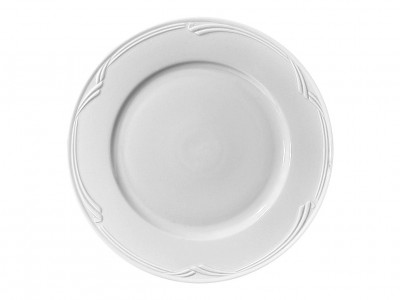 Тарелка фарфоровая широкая, 310 мм, белый, Ancap, Sintesi