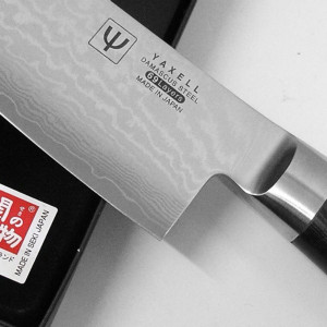 Японский нож Шеф, черный, 125 мм, YAXELL, Ran
