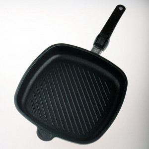 Сковорода-гриль, черный, 260х260х40 мм, AMT, Frying Pans