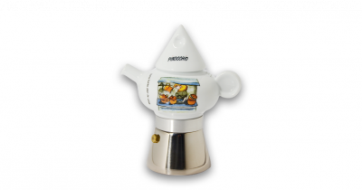 Кофеварка гейзерная, Espressina Classic, 0.12 л, деколь Mercatini, Ancap, Pinocchio