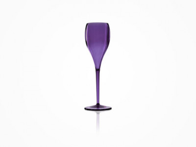 Набор небьющихся бокалов, 0.13 л, 64.5 мм, 6 пр, фиолетовый, Italesse, Привэ Бич