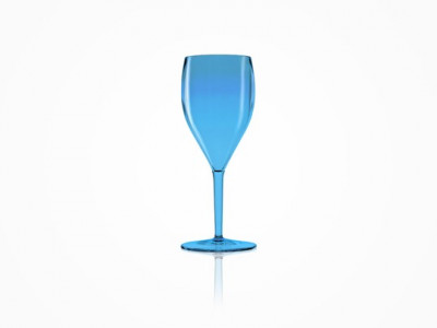 Набор небьющихся бокалов, 0.13 л, 64.5 мм, 6 пр, синий, Italesse, Привэ Бич