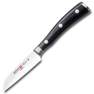 Кухонный нож для чистки, черный, 80 мм, WUESTHOF, Classic Ikon