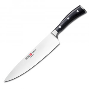 Кухонный нож Шеф, черный, 230 мм, WUESTHOF, Classic Ikon