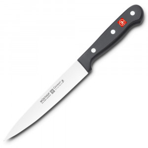 Кухонный нож для резки мяса, черный, 160 мм, WUESTHOF, Gourmet