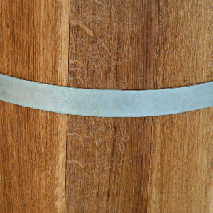 Кадка дубовая (оцинкованная сталь), 30 л, 373x373x520 мм, БонПос