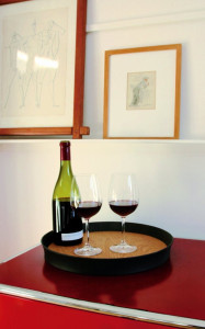 Поднос для подачи вина Мэтр дю Ше, 370 мм, черный, коричневый, L'ATELIER DU VIN