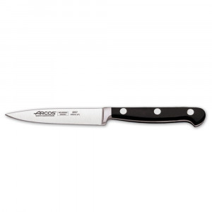 Нож для чистки овощей, черный, 100 мм, Arcos, Clasica