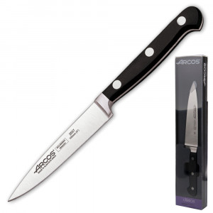 Нож для чистки овощей, черный, 100 мм, Arcos, Clasica