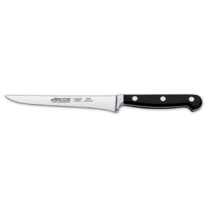 Кухонный обвалочный гибкий нож, черный, 160 мм, Arcos, Clasica