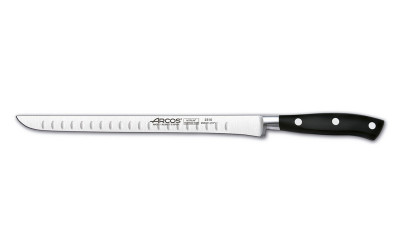 Кухонный нож для резки мяса, черный, 250 мм, Arcos, Riviera