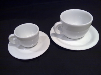 Кофейная пара для эспрессо, 0.06 л, белый, Ancap, Edex