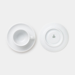 Кофейная пара для капучино, 0.18 л, 87 мм, белый, Ancap, Verona