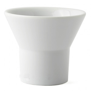Чашка фарфоровая для капучино, 0.16 л, белый, Ancap, Mimi