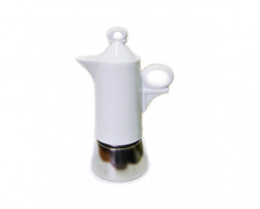 Кофеварка гейзерная, Espressina a-Porter, 0.24 л, белый, Ancap, Giotto