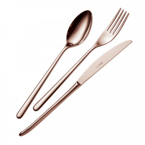 Столовые приборы на 6 персон, 24 пр, бронзовый, EME, Venice Copper Bronze