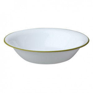 Небьющаяся суповая тарелка, 0.53 л, белый, рисунок, CORELLE, Emma Jane