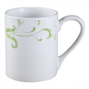 Небьющаяся кружка, 0.32 л, белый, рисунок, CORELLE, Spring Faenza