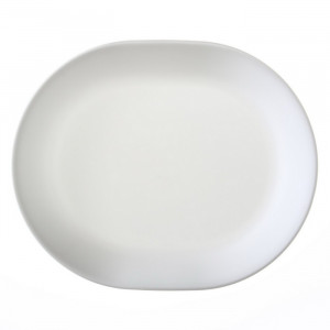 Небьющееся овальное блюдо, 310 мм, белый, CORELLE, Winter Frost White