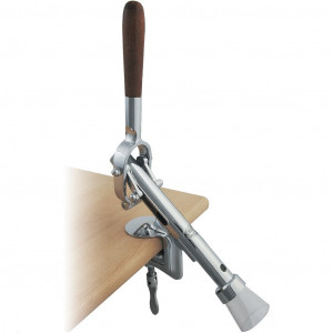 Штопор настольный, серебряный, коричневый, BOJ, Professional Table Mounted Corkscrew