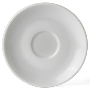 Блюдце фарфоровое для чашки латте, 165 мм, белый, Ancap, Verona