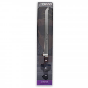 Кухонный нож для окорока, черный, 250 мм, Arcos, Clasica