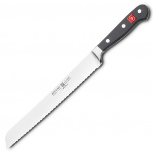 Кухонный нож для хлеба, черный, 230 мм, WUESTHOF, Classic
