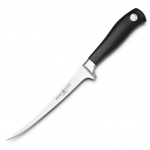 Кухонный филейный нож для рыбы, черный, 160 мм, WUESTHOF, Grand Prix II