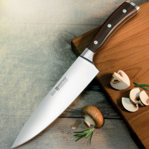 Кухонный нож Шеф, коричневый, 230 мм, WUESTHOF, Ikon