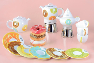 Кофеварка гейзерная, Espressina a-Porter, 0.24 л, деколь Goloserie, Ancap, Carina