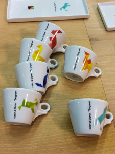 Кофейные пары для капучино, 0.18 л, 6 пр, деколь Tangram, Ancap, Giotto