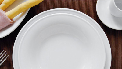 Салатник фарфоровый, 210 мм, белый, Ancap, New York