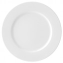Тарелка фарфоровая плоская, 314 мм, белый, Ancap, Impero