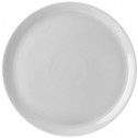 Тарелка фарфоровая плоская, 310 мм, белый, Италия